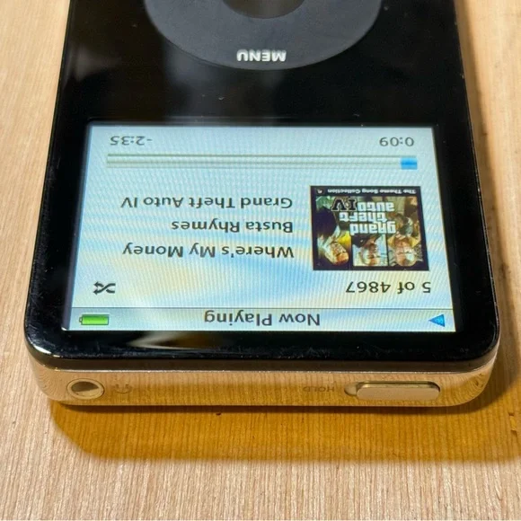 iPod Model:A1136 5thGen 80GB Blk Tested Good w/7233 Songs Good Battery Read Info - Picture 5 of 16